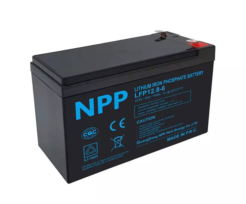 LiFePO4 літієвий акумулятор NPP 12.8V – 6Ah